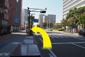 当院までの道順(駐車場案内)1