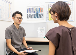 丁寧なカウンセリング!